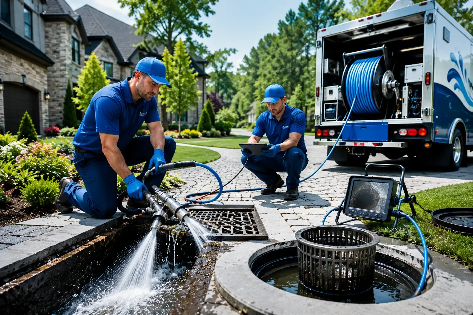 Local outdoor drain cleaning professionals in Llewellyn, PA